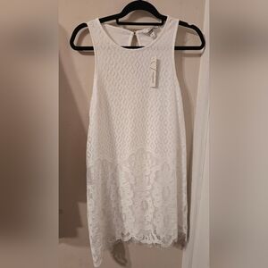 Speechless White Halter Sundress for Wedding Guest